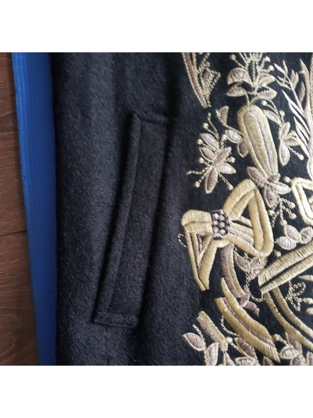 Embroidery Wool Coat - Picture 11 of 16